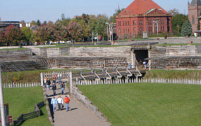 visitors at Fort Stanwix